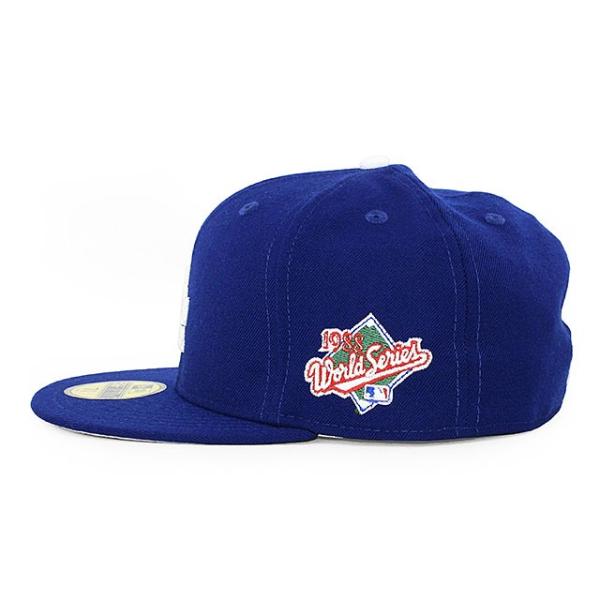 ニューエラ キャップ 59FIFTY ロサンゼルス ドジャース MLB 1988 WORLD SERIES GAME FITTED CAP BLUE