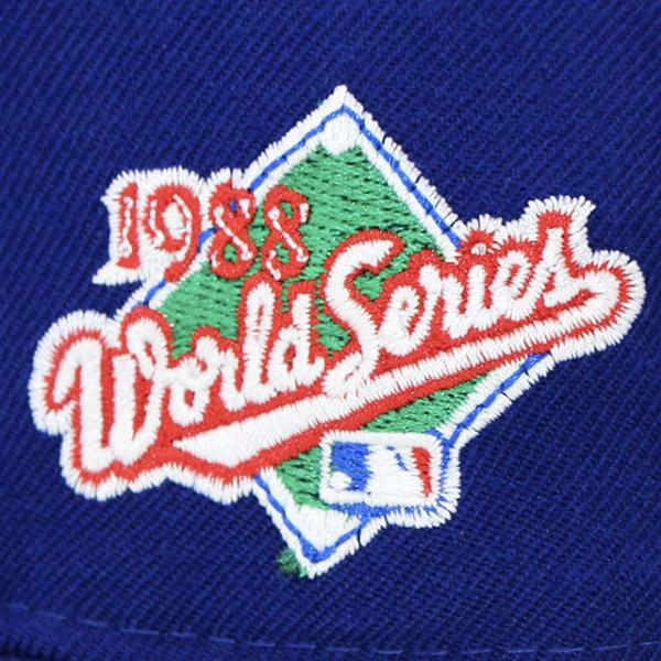 ニューエラ キャップ 59FIFTY ロサンゼルス ドジャース MLB 1988 WORLD SERIES GAME FITTED CAP BLUE
