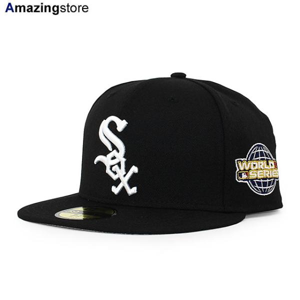 ニューエラ キャップ 59FIFTY シカゴ ホワイトソックス MLB 2005 WORLD SERIES GAME FITTED CAP BLACK