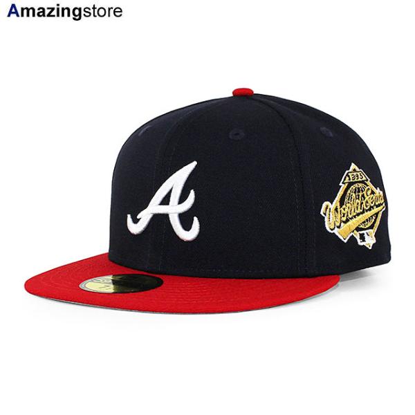 ニューエラ キャップ 59FIFTY アトランタ ブレーブス MLB 1995 WORLD SERIES GAME FITTED CAP NAVY