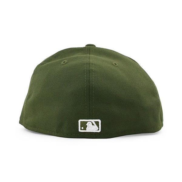 ニューエラ キャップ 59FIFTY ニューヨーク ヤンキース MLB TEAM BASIC FITTED CAP OLIVE