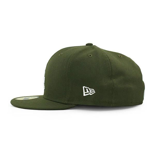 ニューエラ キャップ 59FIFTY ロサンゼルス ドジャース MLB TEAM BASIC FITTED CAP OLIVE