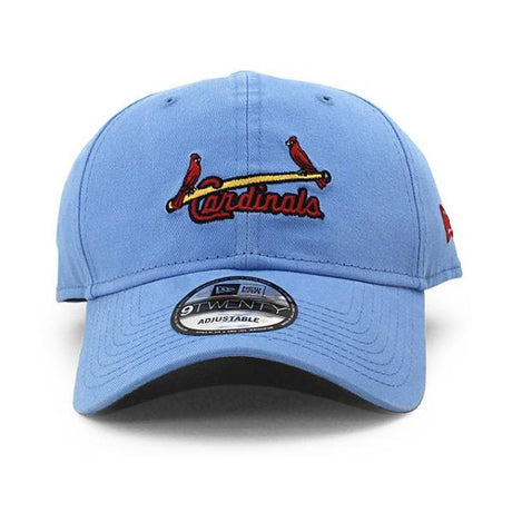 ニューエラ キャップ 9TWENTY セントルイス カージナルス MLB COOPERSTOWN CORE CLASSIC STRAPBACK CAP LT BLUE