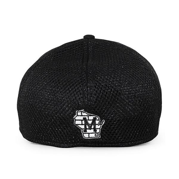 ニューエラ キャップ 39THIRTY ミルウォーキー ブルワーズ MLB NEO FLEX FIT CAP BLACK