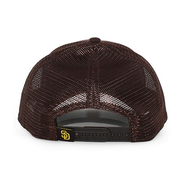 ニューエラ 9FORTY メッシュキャップ サンディエゴ パドレス MLB TRUCKER MESH CAP BROWN