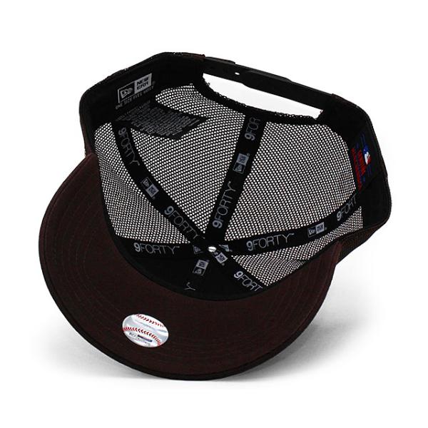 ニューエラ 9FORTY メッシュキャップ サンディエゴ パドレス MLB TRUCKER MESH CAP BROWN