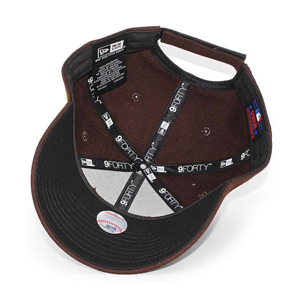 ニューエラ キャップ 9FORTY サンディエゴ パドレス MLB THE LEAGUE GAME ADJUSTABLE CAP BROWN