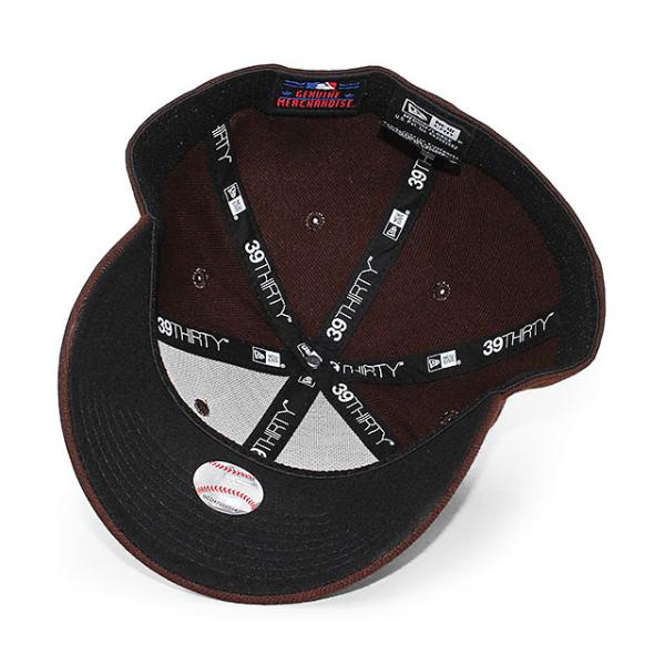 ニューエラ キャップ 39THIRTY サンディエゴ パドレス MLB TEAM CLASSIC FLEX FIT CAP BROWN