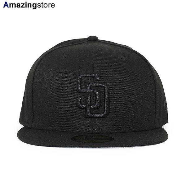 ニューエラ キャップ 59FIFTY サンディエゴ パドレス MLB BLACKOUT FITTED CAP