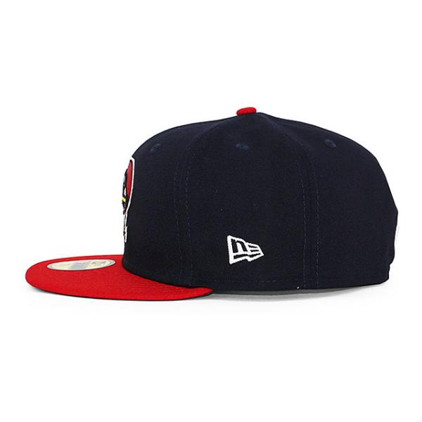 ニューエラ キャップ 59FIFTY ポートランド シードッグス MiLB ON-FIELD AUTHENTIC ROAD FITTED CAP NAVY RED