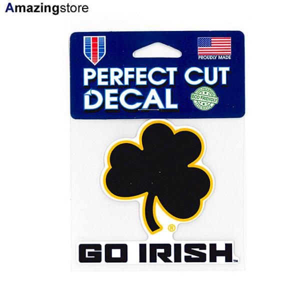 ウィンクラフト ステッカー ノートルダム ファイティング アイリッシュ  NCAA GO IRISH PERFECT CUT DECAL  WINCRAFT NOTRE DAME FIGHTING IRISH
