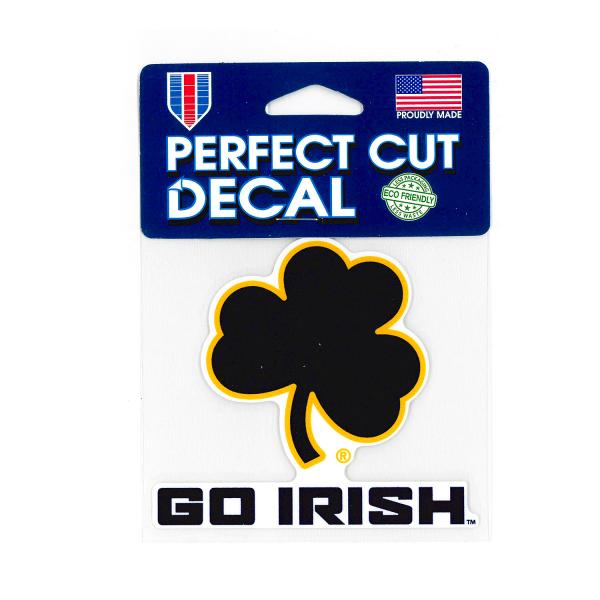 ウィンクラフト ステッカー ノートルダム ファイティング アイリッシュ  NCAA GO IRISH PERFECT CUT DECAL  WINCRAFT NOTRE DAME FIGHTING IRISH