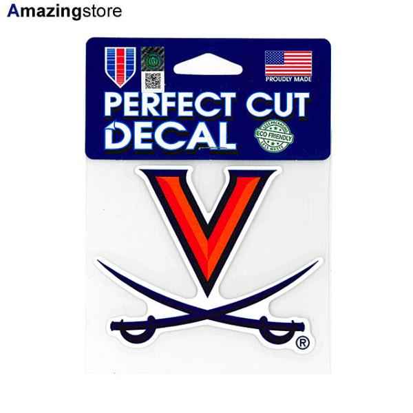 ウィンクラフト ステッカー ヴァージニア キャバリアーズ  NCAA PERFECT CUT DECAL  WINCRAFT VIRGINIA CAVALIERS