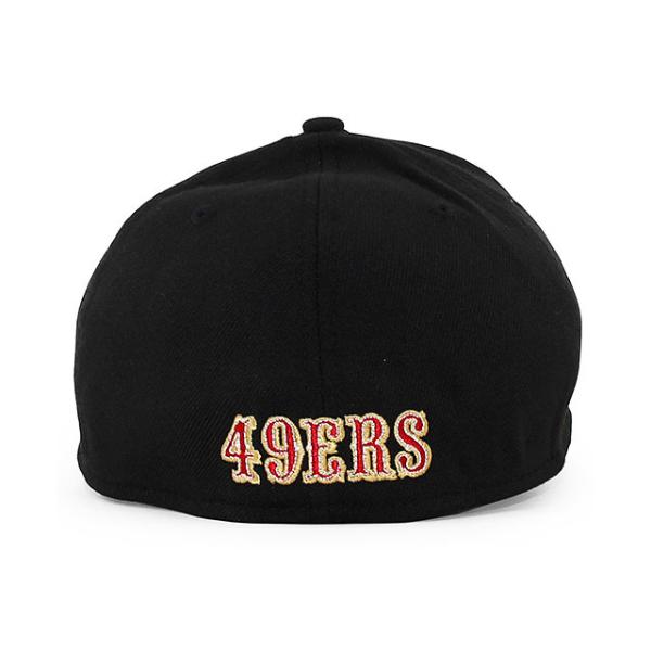 ニューエラ キャップ 39THIRTY サンフランシスコ 49ERS NFL TEAM CLASSIC FLEX FIT CAP BLACK