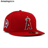 ニューエラ キャップ 59FIFTY ロサンゼルス エンゼルス  MLB 911 REMEMBRANCE SIDE PATCH ON-FIELD AUTHENTIC FITTED CAP RED  NEW ERA LOS ANGELES ANGELS