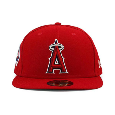 ニューエラ キャップ 59FIFTY ロサンゼルス エンゼルス  MLB 911 REMEMBRANCE SIDE PATCH ON-FIELD AUTHENTIC FITTED CAP RED  NEW ERA LOS ANGELES ANGELS