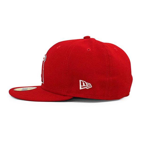 ニューエラ キャップ 59FIFTY ロサンゼルス エンゼルス MLB 911 REMEMBRANCE SIDE PATCH ON-FIELD AUTHENTIC FITTED CAP RED NEW ERA LOS ANGELES ANGELS