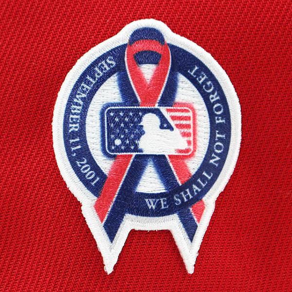 ニューエラ キャップ 59FIFTY ロサンゼルス エンゼルス MLB 911 REMEMBRANCE SIDE PATCH ON-FIELD AUTHENTIC FITTED CAP RED NEW ERA LOS ANGELES ANGELS