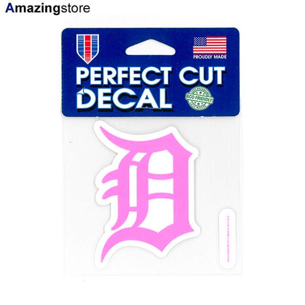 ウィンクラフト ステッカー デトロイト タイガース BCA MLB PERFECT CUT DECAL PINK WINCRAFT DETROIT TIGERS