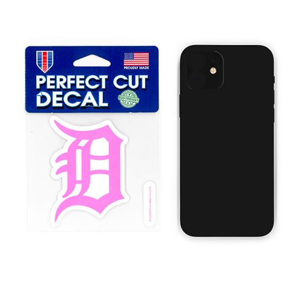 ウィンクラフト ステッカー デトロイト タイガース BCA MLB PERFECT CUT DECAL PINK WINCRAFT DETROIT TIGERS