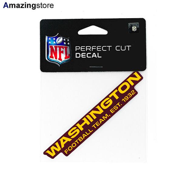 ウィンクラフト ステッカー ワシントン フットボールチーム  NFL PERFECT CUT DECAL  WINCRAFT WASHINGTON FOOTBALL TEAM