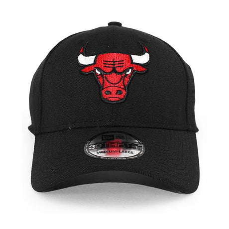 ニューエラ キャップ 39THIRTY シカゴ ブルズ NBA TEAM CLASSIC FLEX FIT CAP BLACK