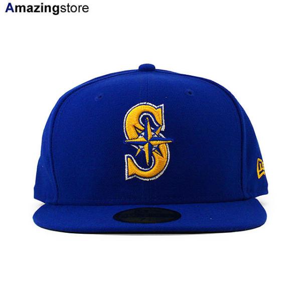ニューエラ キャップ 59FIFTY シアトル マリナーズ MLB ON-FIELD AUTHENTIC ALTERNATE-2 FITTED CAP BLUE NEW ERA SEATTLE MARINERS