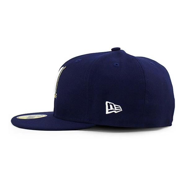ニューエラ キャップ 59FIFTY ミルウォーキー ブルワーズ MLB ON-FIELD AUTHENTIC GAME FITTED CAP NAVY