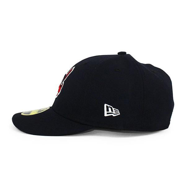 ニューエラ キャップ 59FIFTY クリーブランド インディアンス MLB ON-FIELD ALT-2 LOW PROFILE FITTED CAP LP NAVY