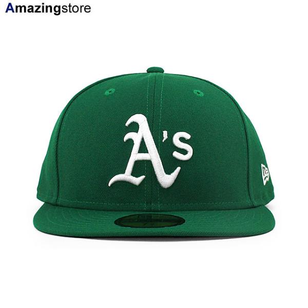 ニューエラ キャップ 59FIFTY オークランド アスレチックス MLB ON-FIELD AUTHENTIC ALT FITTED CAP GREEN