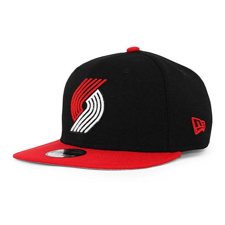 子供用 ニューエラ キャップ 9FIFTY ポートランド トレイル ブレイザーズ YOUTH NBA TEAM-BASIC SNAPBACK CAP BLACK RED NEW ERA PORTLAND TRAILBLAZERS
