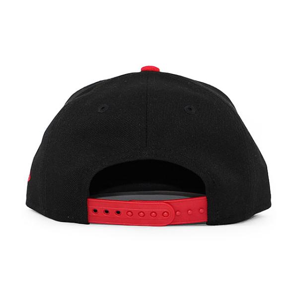 子供用 ニューエラ キャップ 9FIFTY ポートランド トレイル ブレイザーズ YOUTH NBA TEAM-BASIC SNAPBACK CAP BLACK RED NEW ERA PORTLAND TRAILBLAZERS