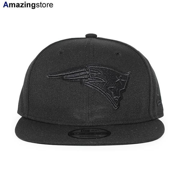 ニューエラ キャップ 9FIFTY ニューイングランド ペイトリオッツ NFL TEAM BASIC SNAPBACK CAP BLACKOUT