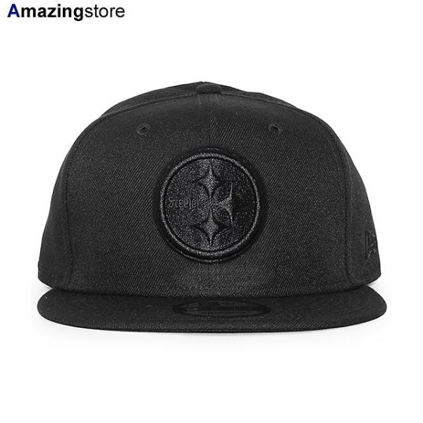 ニューエラ キャップ 9FIFTY ピッツバーグ スティーラーズ  NFL TEAM-BASIC SNAPBACK CAP BLACKOUT  NEW ERA PITTSBURGH STEELERS