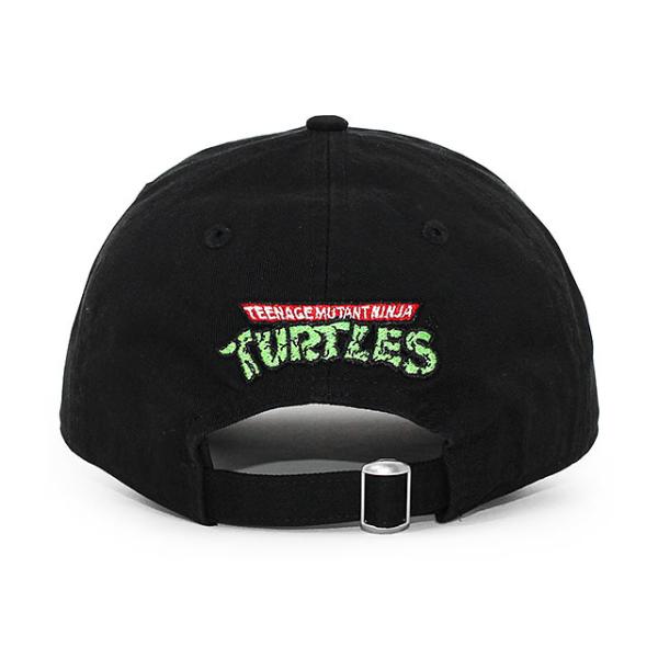 ニューエラ キャップ 9TWENTY ティーンエイジ ミュータント ニンジャ タートルズ FACES STRAPBACK CAP BLACK