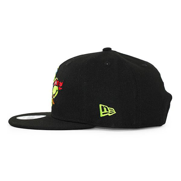 ニューエラ キャップ 9FIFTY スナップバック ティーンエイジ ミュータント ニンジャ タートルズ FACES SNAPBACK CAP BLACK