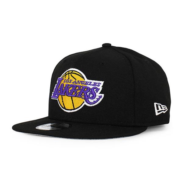 ニューエラ キャップ 9FIFTY ロサンゼルス レイカーズ NBA TEAM BASIC SNAPBACK CAP BLACK