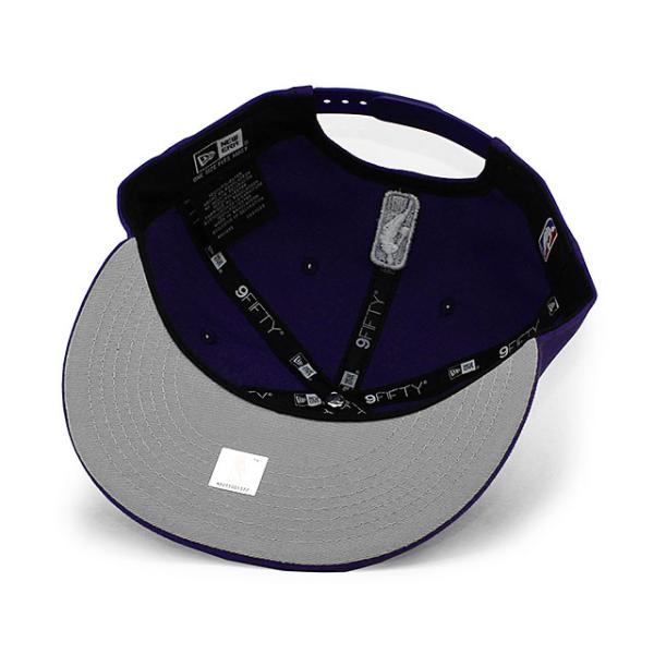ニューエラ キャップ 9FIFTY ロサンゼルス レイカーズ NBA TEAM BASIC SNAPBACK CAP PURPLE