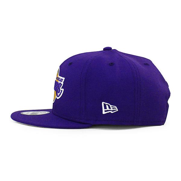 ニューエラ キャップ 9FIFTY ロサンゼルス レイカーズ NBA TEAM BASIC SNAPBACK CAP PURPLE