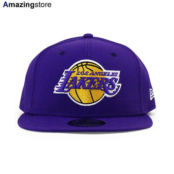 ニューエラ キャップ 9FIFTY ロサンゼルス レイカーズ NBA TEAM BASIC SNAPBACK CAP PURPLE