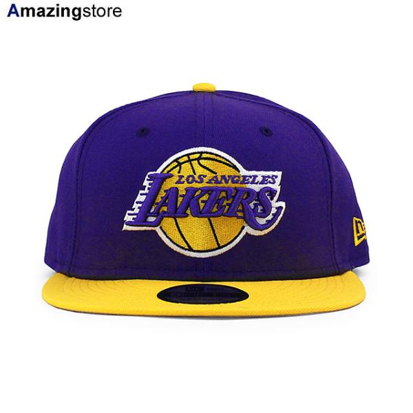 ニューエラ キャップ 9FIFTY ロサンゼルス レイカーズ NBA 2T TEAM BASIC SNAPBACK CAP PURPLE