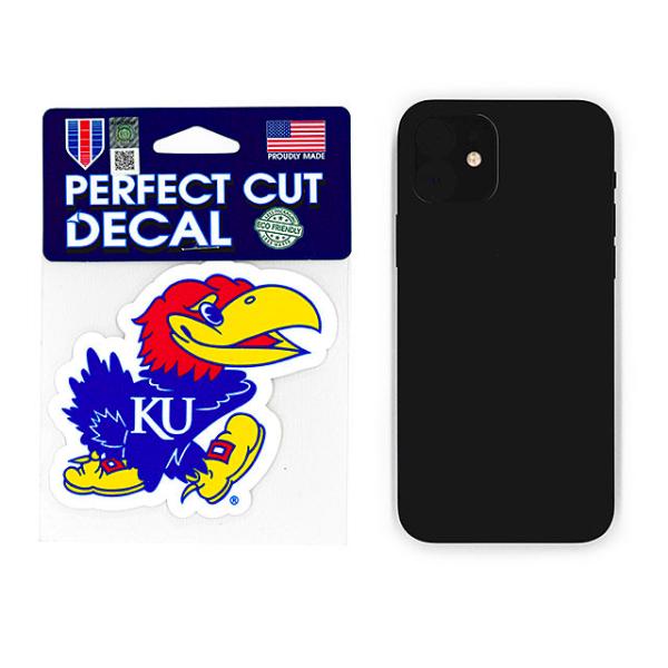 ウィンクラフト ステッカー カンザス ジェイホークス  NCAA PERFECT CUT DECAL  WINCRAFT KANSAS JAYHAWKS