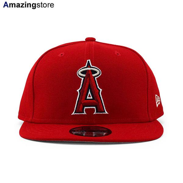 ニューエラ キャップ 9FIFTY ロサンゼルス エンゼルス MLB TEAM BASIC SNAPBACK CAP RED