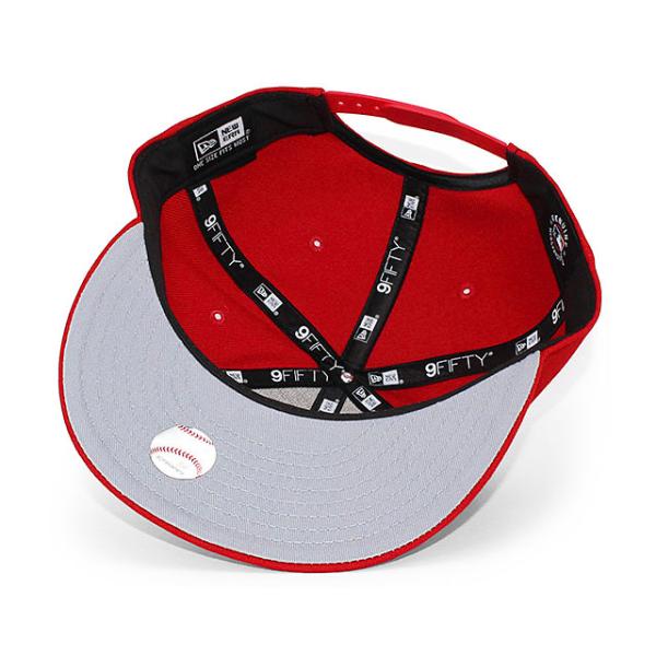 ニューエラ キャップ 9FIFTY ロサンゼルス エンゼルス MLB TEAM BASIC SNAPBACK CAP RED