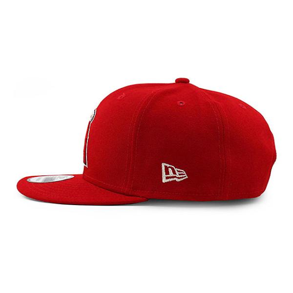 ニューエラ キャップ 9FIFTY ロサンゼルス エンゼルス MLB TEAM BASIC SNAPBACK CAP RED