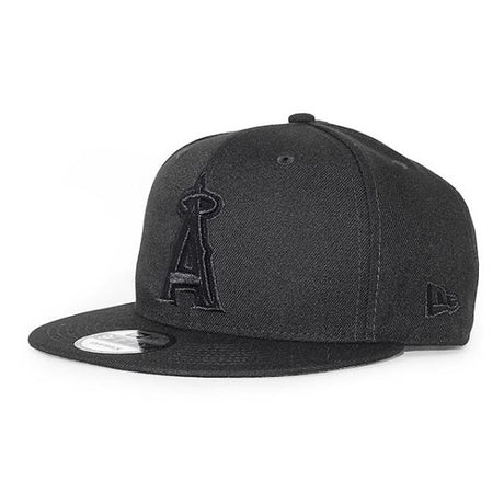 ニューエラ キャップ 9FIFTY スナップバック ロサンゼルス エンゼルス  MLB TEAM-BASIC SNAPBACK CAP BLACKOUT  NEW ERA LOS ANGELES ANGELS