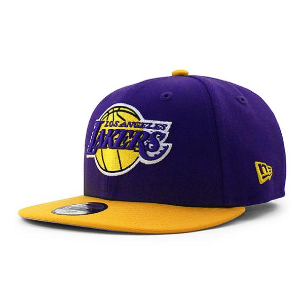 子供用 ニューエラ キャップ 9FIFTY ロサンゼルス レイカーズ YOUTH NBA TEAM BASIC SNAPBACK CAP PURPLE