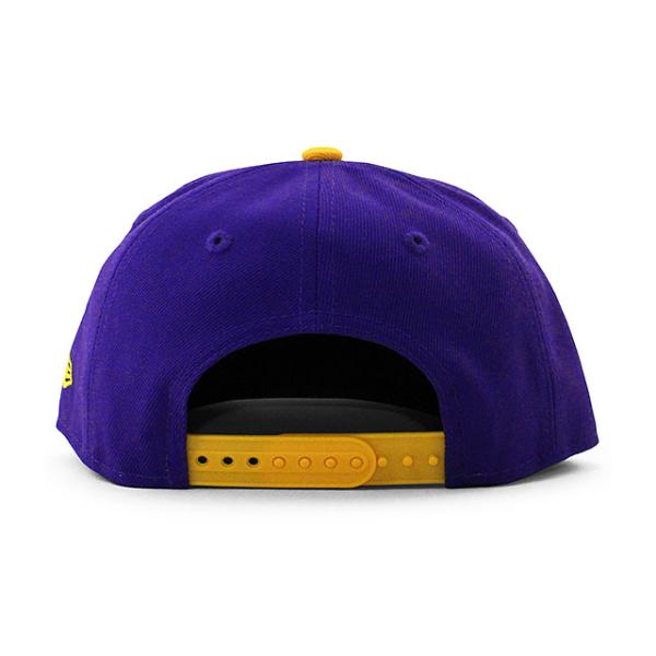 子供用 ニューエラ キャップ 9FIFTY ロサンゼルス レイカーズ YOUTH NBA TEAM BASIC SNAPBACK CAP PURPLE