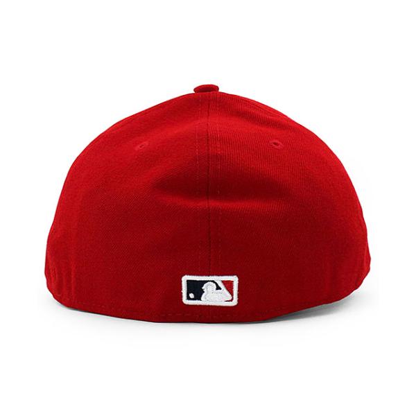 ニューエラ キャップ 59FIFTY ロサンゼルス エンゼルス MLB ON-FIELD AUTHENTIC GAME LC LOW CROWN FITTED CAP LP RED