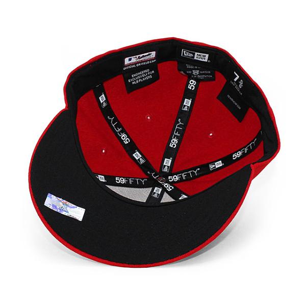 ニューエラ キャップ 59FIFTY ロサンゼルス エンゼルス MLB ON-FIELD AUTHENTIC GAME LC LOW CROWN FITTED CAP LP RED